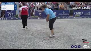 Final Petanque France Championship 2024 Women Single DURAND MALORIE vs VIGNERES EMILIE [upl. by Nnyre467]