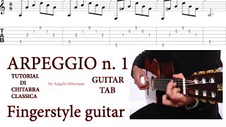 Fingerstyle Guitar  Arpeggio n1 [upl. by Oedama886]