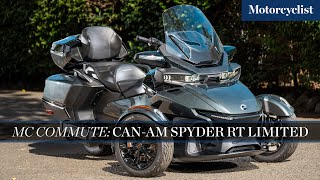 2022 CanAm Spyder RT Limited Review  MC Commute [upl. by Maite]