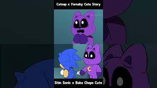 SHIN SONIC x TAILS x YARNABY SO BABY Cute story Poppy Playtime Animation [upl. by Pejsach]