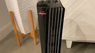 Vornado type TH20 tower heater last video of 2021 [upl. by Secnirp]