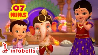 Vinayakudu Saktivantamaina Vinayakudu  Ganesh Kids Song  Telugu Rhymes for Children  Infobells [upl. by Duke]