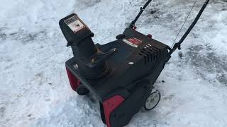 How To Start Your MTD Craftsman Yard Machines Troy Bilt Squall 4 Cycle Gas Powered 179cc Snow Blower [upl. by Ocisnarf]