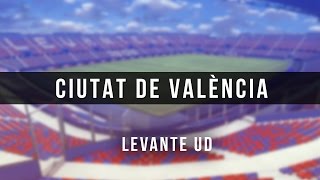 3D Digital Venue  Ciutat de València Levante UD [upl. by Yrad]