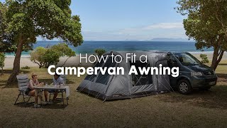 How to Fit a Campervan Awning [upl. by Ardle780]