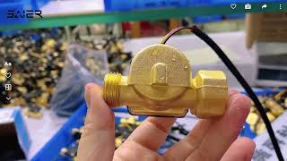 Highquality 12quot Brass Water Flow Sensor designed for precision and durability switch sensor [upl. by Frans]