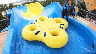 Water Slides At AFamosa Water Theme Park [upl. by Enneles]