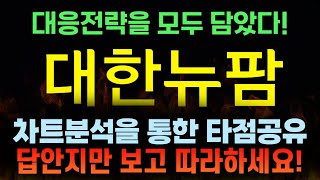 대한뉴팜주식대한뉴팜  대응 전략을 모두 담았다 차트분석을 통한 타점공유 [upl. by Iden]