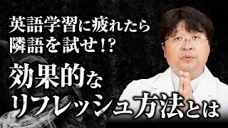 【諦める前に】英語学習に疲れたら隣語を試せ！効果的なリフレッシュ方法とは？ [upl. by Deborath]