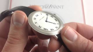 Ralph Lauren Classique Ultra Slim Platinum Luxury Watch Review [upl. by Shayla]