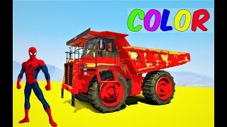 LEARN COLOR with SPIDERMAN  Video for Kids  Learning Video [upl. by Lamaj]