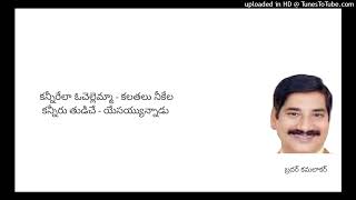 కన్నీరేల ఓచెల్లెమ్మా  kannerela ochellemma  Telugu Christian songs  bro kamalakar [upl. by Brendis]