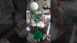 DIY Sesame Street Light Pole pt 2 [upl. by Jauch]