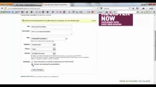 How to use AuthorStream  Free PPT to Video Converter [upl. by Grantland691]