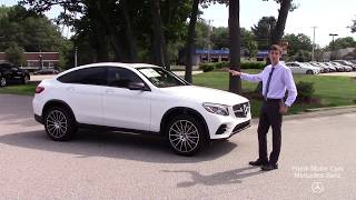 2019 MercedesBenz GLC 300 Coupe  Video Tour with Spencer [upl. by Ayekahs376]