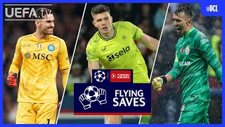 UCL Great Saves Matchday 5  Meret Pope Muslera [upl. by Jinny]