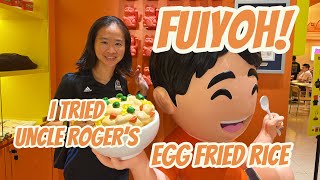 FUIYOH I TRIED UNCLE ROGER’S Egg Fried Rice in KL [upl. by Araid]