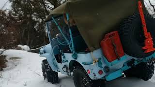 16 scale Rochobby 1941 Willys Jeep out on the trail [upl. by Nallid130]