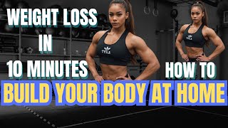 How to lose weight in 10 minutes from home without paying for gymhomefitness homeworkout homegym [upl. by Artened]