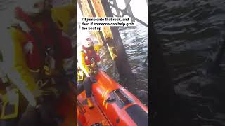 Kinghorn RNLI lifeboat crew rescue Callie the dog rnli RNLIRescue dogvideo [upl. by Dennison739]