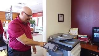 Sharp Copier Job Retention For Secure Document Printing [upl. by Delora264]