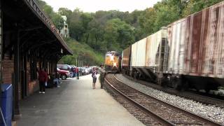 CSX Train Close Call115one very lucky guy Read the entire Intro [upl. by Alaehs]