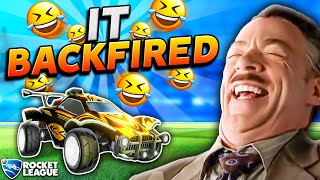 You cant prank the MASTER of Rocket League pranks [upl. by Nogem]