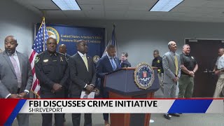 FBI discusses crime initiative in Shreveport [upl. by Merdith]