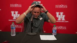 Dana Holgorsen Press Conference Week 2 at Texas Tech [upl. by Rotceh]