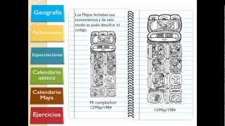 Explicacion del Calendario Maya y Azteca [upl. by Ailito832]