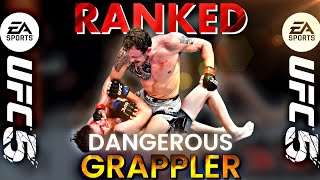 Taking On A Top 10 RANKED Grappler On UFC 5 [upl. by Nealy162]