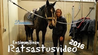 Ensimmäinen ratsastusvideo 2016 [upl. by Enahsal]