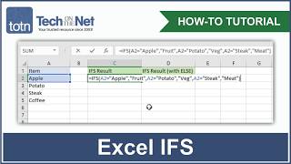 How to use the IFS function in Excel [upl. by Debbra]