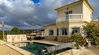 SOLD  3 bed 2 bath country villa with pool in Las Piedras Huércal Overa Almería [upl. by Oj207]