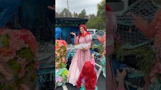 FIRST PLACE 🥇 disney ariel thelittlemermaid diy littlemermaid disney trunkortreat [upl. by Naldo167]