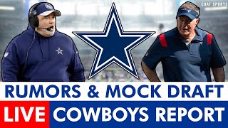 Cowboys Report LIVE Mike McCarthy Future Bill Belichick Rumors Cowboys Injury News amp Mock Draft [upl. by Grey201]