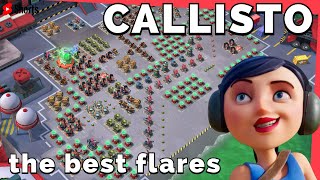 the best flares on CALLISTO  BOOM BEACH attack strategy amp gameplay [upl. by Inman]