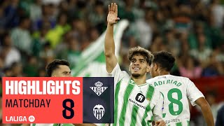 Resumen de Real Betis vs Valencia CF 30 [upl. by Reagan199]