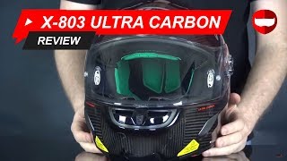 XLite X803 Ultra Carbon FullFace Helmet Review  ChampionHelmetscom [upl. by Ariadne220]