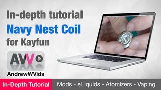 NAVY NEST COIL for KAYFUN  TUTORIAL [upl. by Nimzzaj]