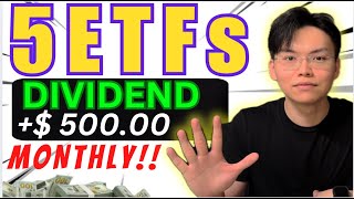 5 Best ETFs that Pay MONTHLY Dividends Ultimate Guide [upl. by Itsur]