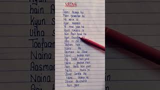 Naina song lyricsarijitsingh bollywood song lyrics [upl. by Ahseiat471]