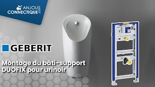 Montage du bâtisupport Duofix GEBERIT pour urinoir [upl. by Orrocos93]