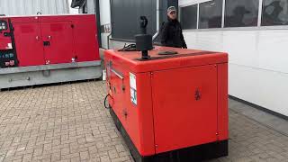 Himoinsa Yanmar Stamford 20 kVA Silent generatorset stocknr 6094 [upl. by Moina]