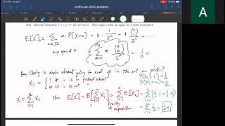 CS 161A Winter 2022 Problem 6 Probability Refresher [upl. by Waxler169]