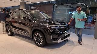 New Kia Seltos Facelift 2023 👌 Seltos HTX Black Colour  Everythingelse [upl. by Trab]