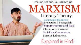 Marxism  Literary Theory Superstructure amp Base  Class Consciousness etc Explained in Hindi [upl. by Goldstein418]