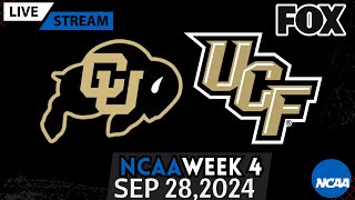 Deion Sander’s Colorado Buffaloes vs UCF Knights Week 5 PlayByPlay amp Scoreboard [upl. by Bonina]