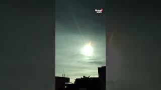 Asteroid seen burning up in Philippines night sky on impact with Earth’s atmosphere 🌏 [upl. by Dugald16]