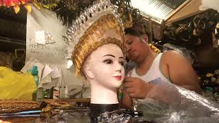 Making a simple headdress crown for Festival Queen [upl. by Nonregla]